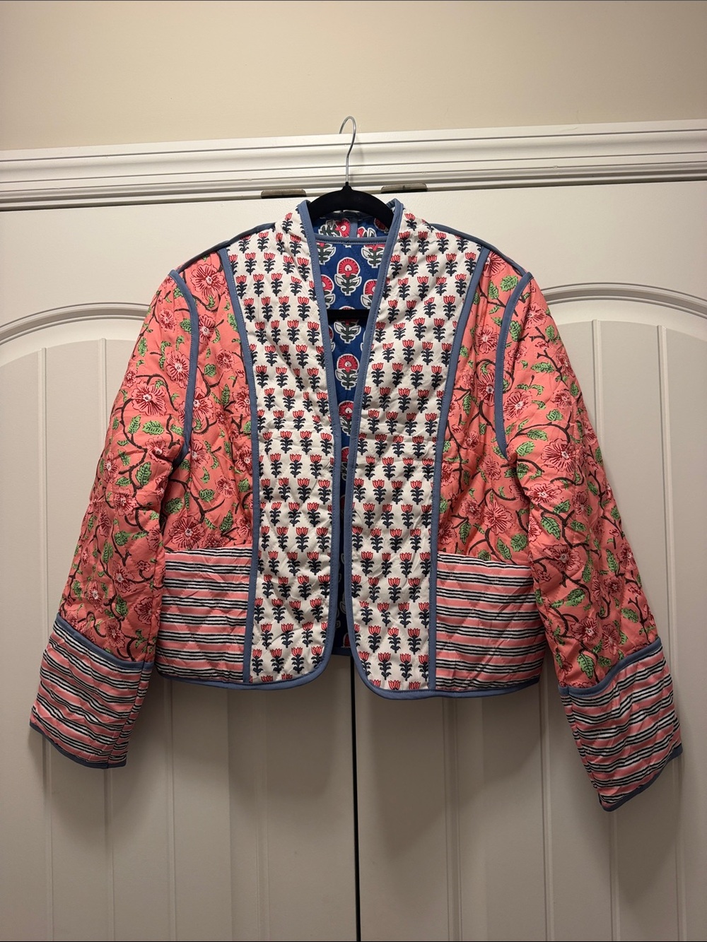 Quilted Floral Patchwork Jacket